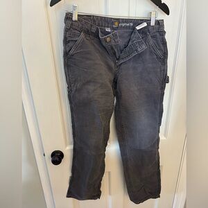 Carhartt Women’s Size 6 work pants - original fit blue/gray